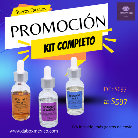 A1: Kit completo de sueros faciales